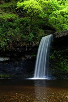 Sgwd Gwladus, near Ystradfellte, Brecon Beacons National Park, Wales, United Kingdom Sgwd Gwladus, near Ystradfellte, Brecon Beacons National Park, Wales, United Kingdom