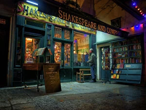 Atmospheric Gallery: Shakespeare and Company bookstore, Paris, France, Europe