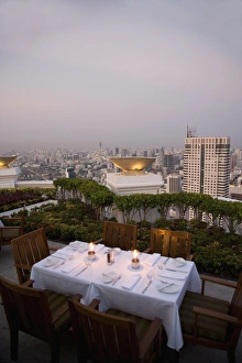 The Sirocco Bar and Restaurant, State Tower, Silom District, Bangkok, Thailand The Sirocco Bar and Restaurant, State Tower, Silom District, Bangkok, Thailand