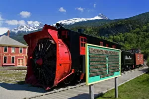 Images Dated 25th May 2010: Snow Plow, White Pass and Yukon Route Railroad, Skagway, Southeast Alaska
