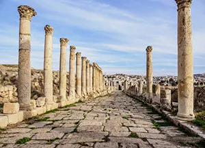 South Decumanus, Jerash, Jerash Governorate, Jordan, Middle East South Decumanus, Jerash, Jerash Governorate, Jordan, Middle East