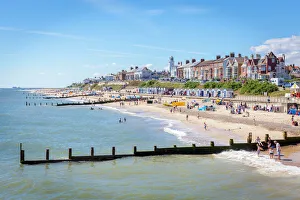 Prints of Southwold, Suffolk, England, United Kingdom, Europe United Kingdom Prints: Southwold Print - A Waterfront Scene in Suffolk, England