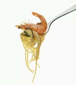 Fork Gallery: Spaghetti with seafood, Italy, Europe