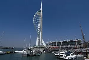 Images Dated 26th July 2012: Spinnaker Tower from Gunwharf, Portsmouth, Hampshire, England, United Kingdom, Europe