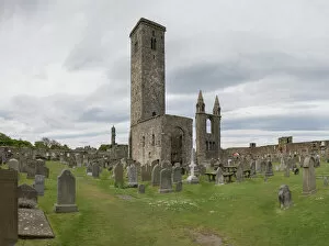 St Andrews Gallery: St. Andrews Cathedral ruins, St. Andrews, Fife, Scotland, United Kingdom, Europe