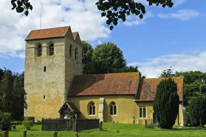 St. Bartholomew's church with its famous 12th century Norman Tower at Fingest in St. Bartholomew's church with its famous 12th century Norman Tower at Fingest in