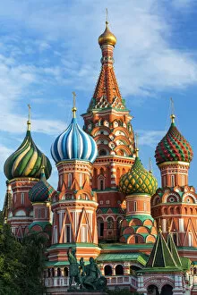 St. Basils Cathedral in Red Square, UNESCO World Heritage Site, Moscow, Russia, Europe