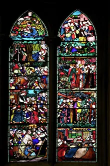 Detail of the St. Frideswide Window by Edward Burne-Jones, Christ Church Cathedral Detail of the St. Frideswide Window by Edward Burne-Jones, Christ Church Cathedral