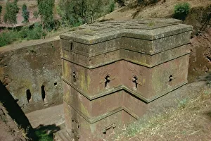 Africa Gallery: St. Giorgis (St. George s) rock cut church, Lalibela, Ethiopia, Africa