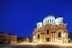 St. Michael the Archangels Roman Catholic church, Neo-Byzantine style, Kaunas, Lithuania St. Michael the Archangels Roman Catholic church, Neo-Byzantine style, Kaunas, Lithuania