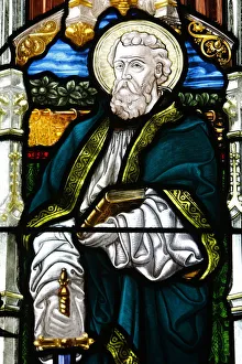 St. Paul, 19th century stained glass in St. Johns Anglican church, Sydney St. Paul, 19th century stained glass in St. Johns Anglican church, Sydney