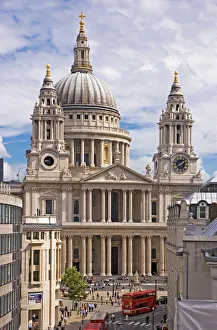 Cathedrals Gallery: St. Pauls Cathedral designed by Sir Christopher Wren, London, England, United Kingdom, Europe