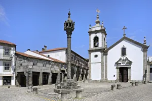 St. Peter's Church and Pillory, Trancoso, Serra da Estrela, Centro, Portugal, Europe St. Peter's Church and Pillory, Trancoso, Serra da Estrela, Centro, Portugal, Europe
