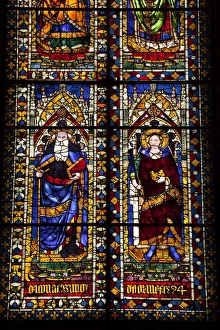 Stained glass windows in the Basilica di Santa Maria del Fiore (Florence Cathedral) Stained glass windows in the Basilica di Santa Maria del Fiore (Florence Cathedral)
