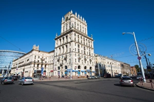 Stalinist architecture in Minsk, Belarus, Europe Stalinist architecture in Minsk, Belarus, Europe