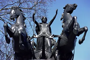 Iconic London Landmarks Prints: Statue of Boadicea, Westminster, London, England, United Kingdom, Europe
