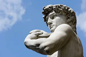 Prints of Statue of David, Piazza della Signoria, Florence, UNESCO World Heritage Site, Tuscany, Italy, Europe Tuscany Prints: Statue of David Print, Piazza della Signoria, Florence