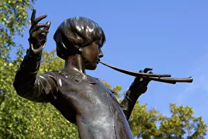 Prints of Statue of Peter Pan, Kensington Gardens, London, England, United Kingdom, Europe Kensington Gardens Prints: Statue of Peter Pan Print, Kensington Gardens London