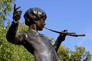 From Below Gallery: Statue of Peter Pan, Kensington Gardens, London, England, United Kingdom, Europe