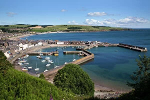 Images Dated 27th July 2012: Stonehaven Harbour from Harbour View, Stonehaven, Aberdeenshire, Scotland, United Kingdom, Europe