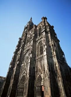 Alsace Gallery: Strasbourg Cathedral, Strasbourg, Bas-Rhin department, Alsace, France, Europe