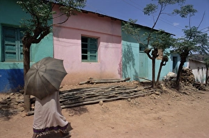 Street scene, village of Abi-Adi, Tigre region, Ethiopia, Africa Street scene, village of Abi-Adi, Tigre region, Ethiopia, Africa