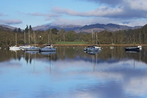 Sunrise, Ambleside, Lake Windermere, Lake District National Park, Cumbria, England Sunrise, Ambleside, Lake Windermere, Lake District National Park, Cumbria, England