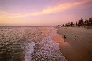 Adelaide Collection: Sunset, Brighton Beach, Adelaide, South Australia, Australia, Pacific