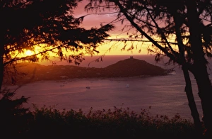 Corsica Gallery: Sunset, Campo Moro, Corsica, France, Mediterranean, Europe