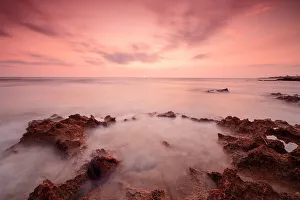 Sunset, Capo Granitola, Campobello di Mazara, province of Trapani, Sicily, Italy Sunset, Capo Granitola, Campobello di Mazara, province of Trapani, Sicily, Italy