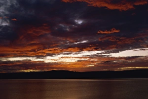 Lake Baringo Gallery: Sunset over Lake Baringo