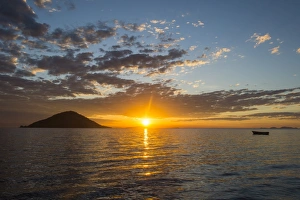 Sunset at Lake Malawi, Cape Maclear, Malawi, Africa Sunset at Lake Malawi, Cape Maclear, Malawi, Africa