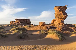 Sunset in the Sahara Desert near Timimoun, western Algeria, North Africa, Africa Sunset in the Sahara Desert near Timimoun, western Algeria, North Africa, Africa