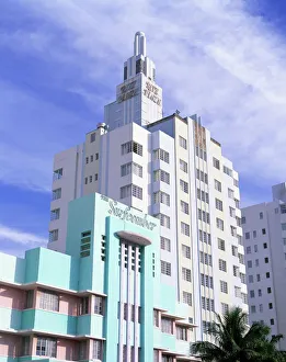 The Surfcomber and Ritz Plaza Hotels, Ocean Drive, Art Deco District, Miami Beach The Surfcomber and Ritz Plaza Hotels, Ocean Drive, Art Deco District, Miami Beach