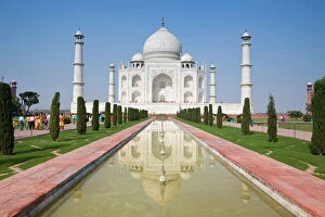India Collection: Taj Mahal, UNESCO World Heritage Site, Agra, Uttar Pradesh, India, Asia