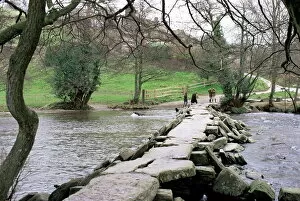 Exmoor Collection: Tarr Steps, Exmoor National Park, Somerset, England, United Kingdom, Europe