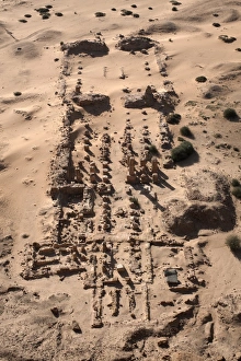 The Temple of Amun as seen from the holy mountain of Jebel Barkal The Temple of Amun as seen from the holy mountain of Jebel Barkal