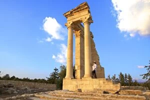 Mature Women Gallery: Temple of Apollo, Kourion, UNESCO World Heritage Site, Cyprus, Eastern Mediterranean