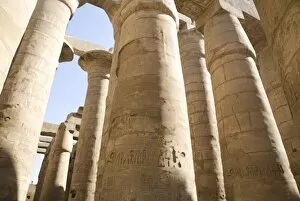 Images Dated 28th February 2007: The Temple of Karnak, Thebes, UNESCO World Heritage Site, Egypt, North Africa, Africa