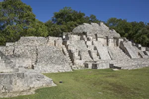 Temple of the North, Edzna Archaeological Zone, Campeche State, Mexico, North America Temple of the North, Edzna Archaeological Zone, Campeche State, Mexico, North America