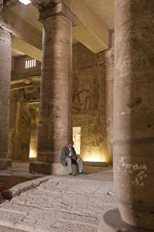 Temple of Osiris Print in Abydos, Egypt