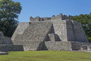 Temple of the Southwest, Edzna Archaeological Zone, Campeche State, Mexico, North America Temple of the Southwest, Edzna Archaeological Zone, Campeche State, Mexico, North America
