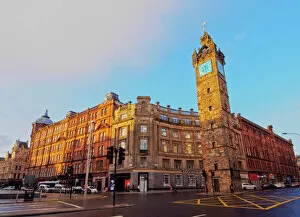Tolbooth Steeple at Glasgow Cross, Glasgow, Scotland, United Kingdom, Europe