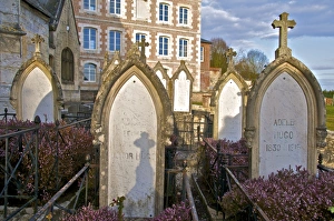 Tomb of Adele Hugo, wife of famous French writer Victor Hugo, in a graveyard at Villequier Tomb of Adele Hugo, wife of famous French writer Victor Hugo, in a graveyard at Villequier