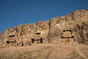From Below Gallery: Tombs of Darius II, Ataxerxes I and Darius the Great, Naqsh-e Rostam Necropolis, near Persepolis