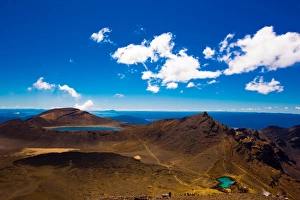 The Tongariro Crossing, UNESCO World Heritage Site, North Island, New Zealand, Pacific The Tongariro Crossing, UNESCO World Heritage Site, North Island, New Zealand, Pacific