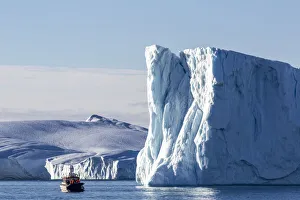 Glacier Gallery: Tours amongst icebergs calved from the Jakobshavn Isbrae glacier