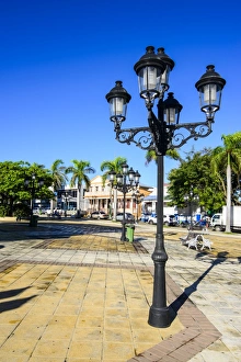 Town square of Puerto Plata, Dominican Republic, West Indies, Caribbean, Central America Town square of Puerto Plata, Dominican Republic, West Indies, Caribbean, Central America