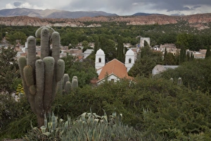 Traditional colonial church in Humahuaca in Jujuy province in the Andes region of Argentina Traditional colonial church in Humahuaca in Jujuy province in the Andes region of Argentina