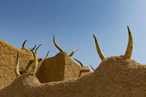 Air and TÚnÚrÚ Natural Reserves Collection: Traditional house, UNESCO World Heritage Site, Agadez, Niger, West Africa, Africa